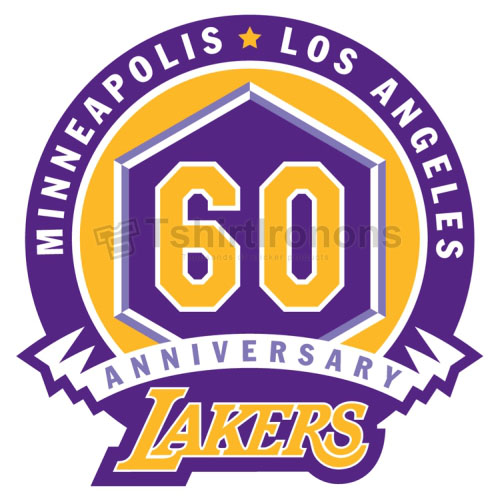 Los Angeles Lakers T-shirts Iron On Transfers N1051 - Click Image to Close